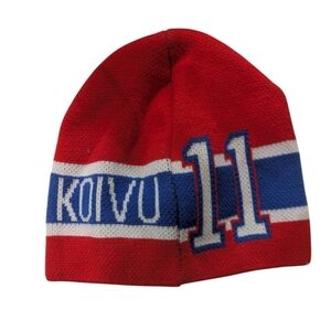 Red  Habs Collection Piece Beanie